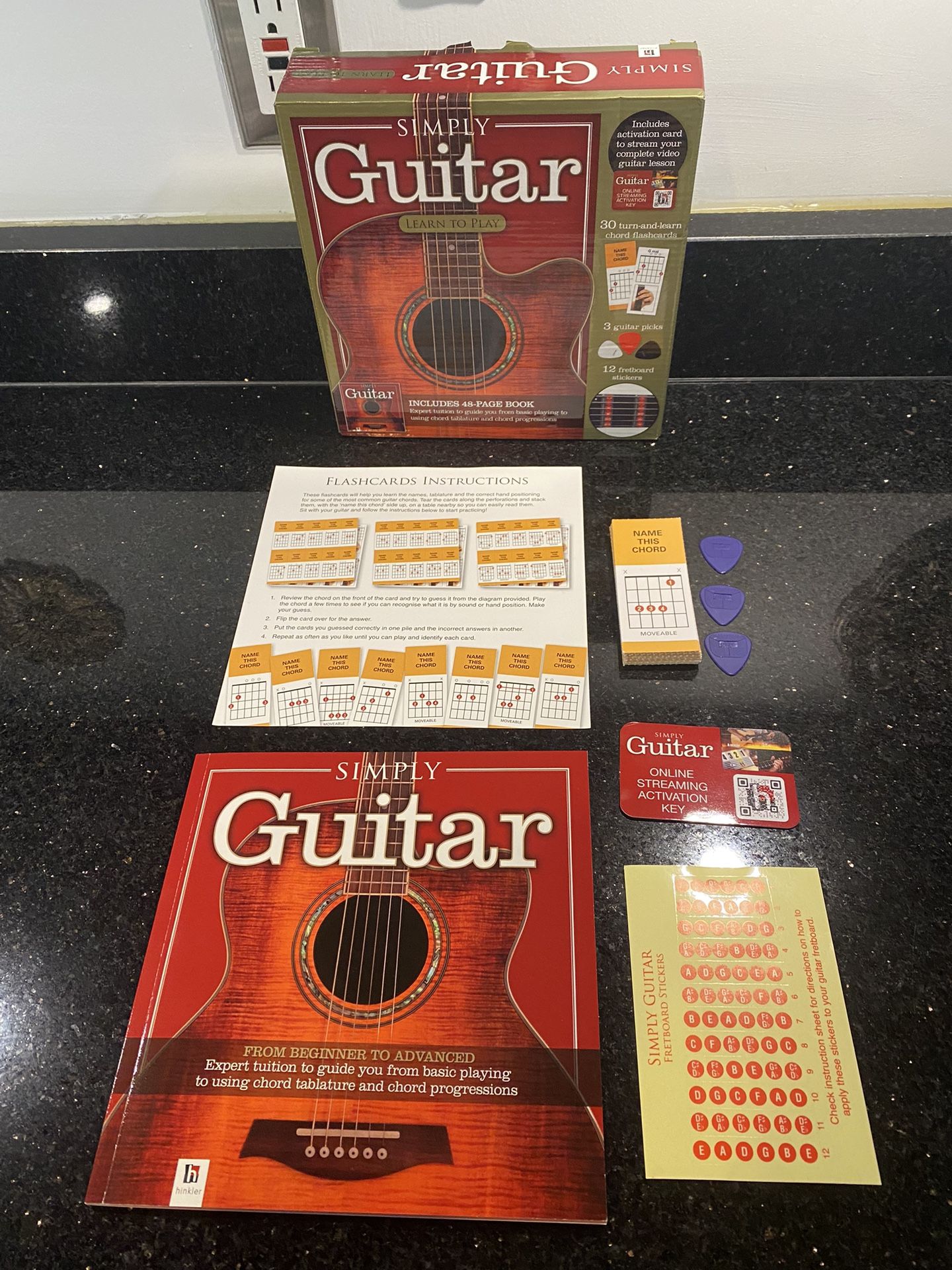 Simply Guitar Learn To Play Instruction Kit