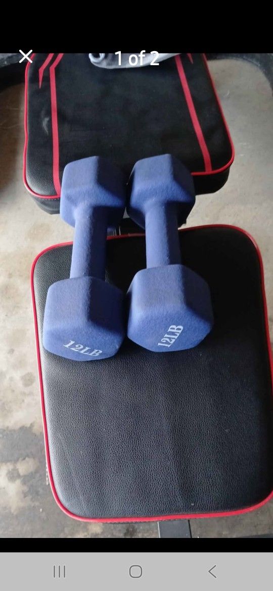 Weights Rubber 12 Set