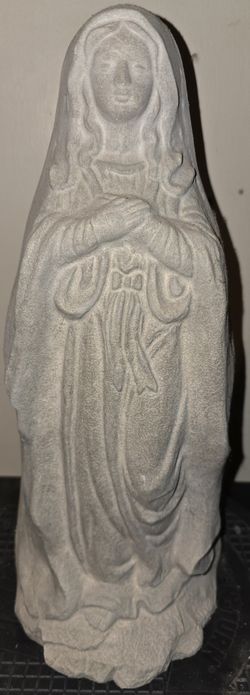 CONCRETE Virgin Mary Statue ($50)