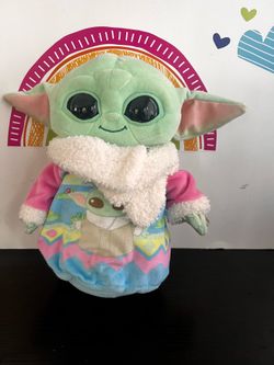 STAR WARS BABY YODA IN HIS COLORFUL OUTFIT - 8 INCH