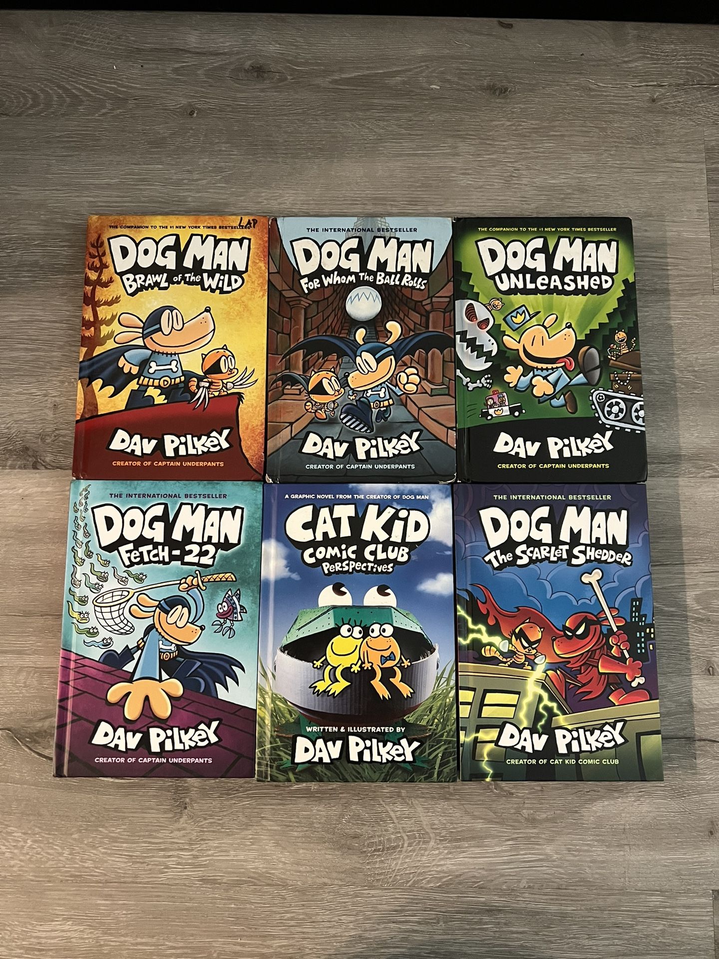 Dog Man Kids Books Dav Pilkey