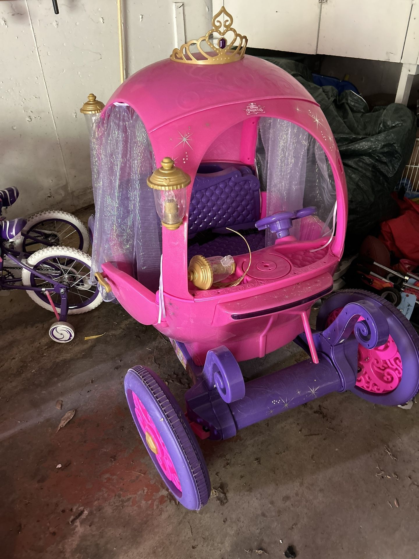 Power wheels scotchblue princess carriage