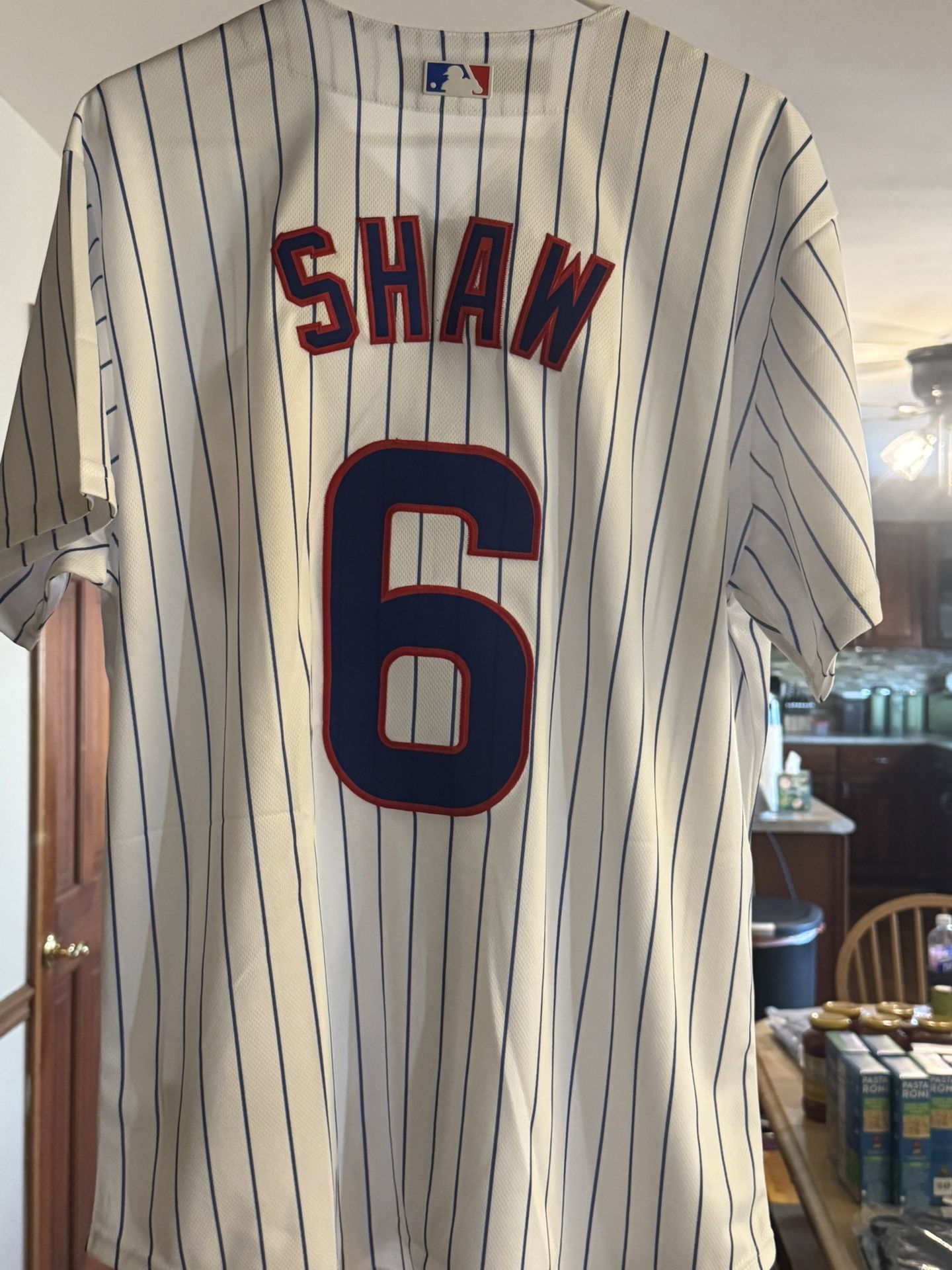 Matt Shaw Chicago Cubs Jerseys White Pinstripes On Sale $30 Medium to 3X