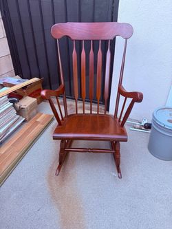 CHEAP! Wooden Rocking Chair
