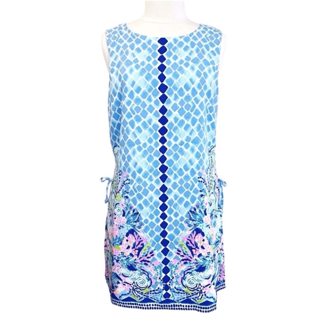 NWT Lilly Pulitzer Donna Romper – Hidden Treasure Print – Size 16 – Engineered