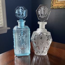 Antique Heinrich Hoffmann Glass Perfume Bottles