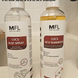 MFL Locs Aloe Spray & ACV Shampoo – Brand New – $20 Bundle