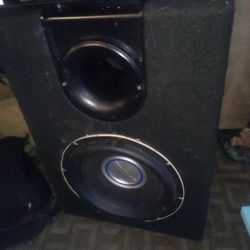 JBL Box And Gothic Subwoofer