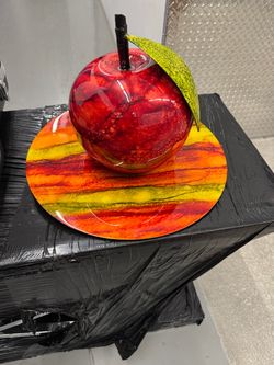 Wood Bowl/ Fruit Sculpture