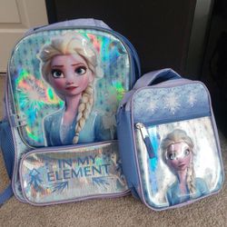 Frozen Backpack And Lunch Box
