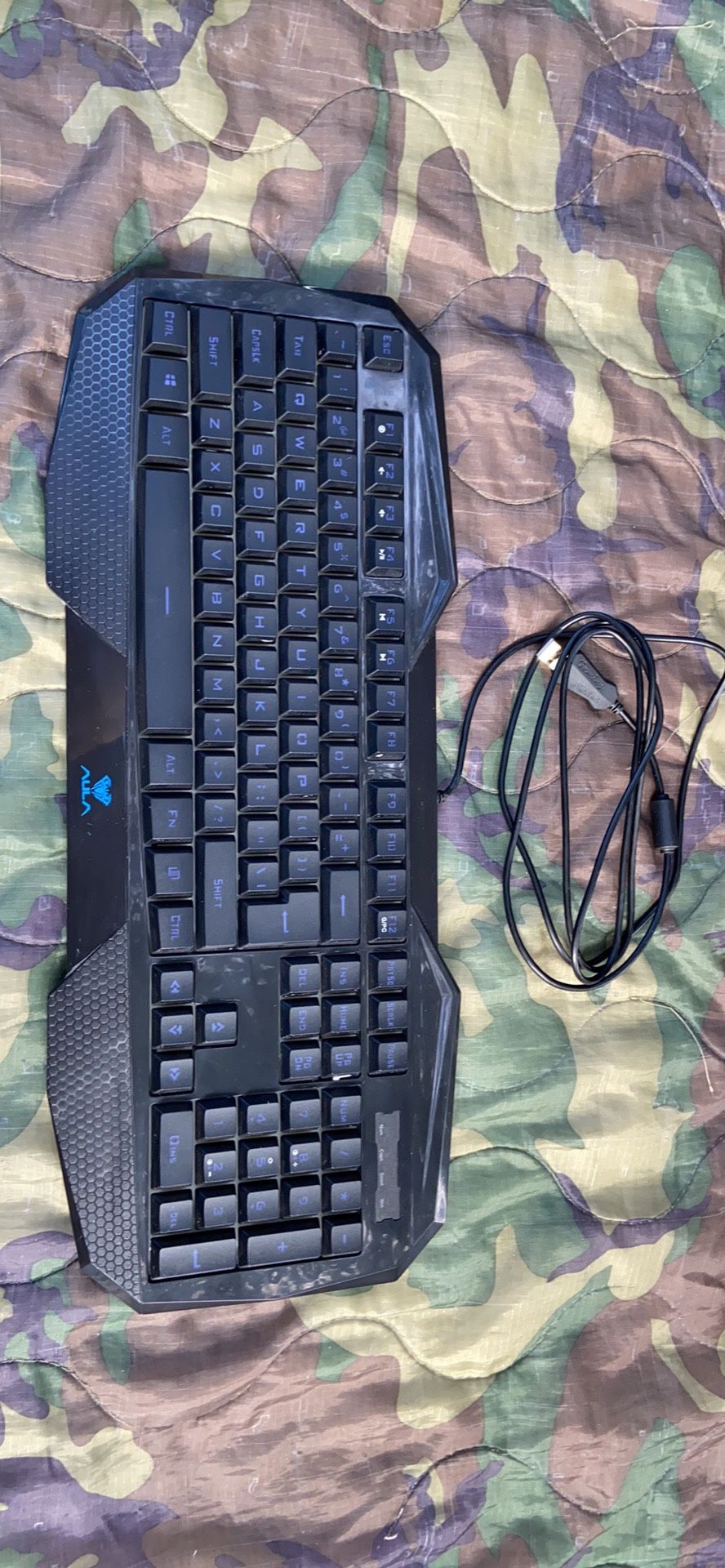 Crossfire Aula Gaming Keyboard and Onn Wireless Mouse