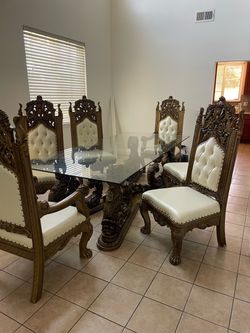 Italian provincial dining room set
