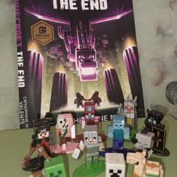 Minecraft Book And Figurines 