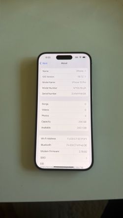 iPhone 15 Pro 256GB – Unlocked – Excellent Condition