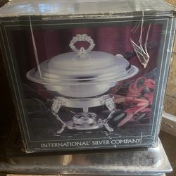 Silver plated chafing dish