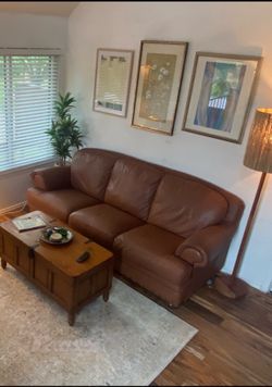 Natuzzi Italian Leather Couch