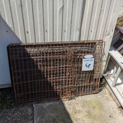 Large Metal Dog Crate