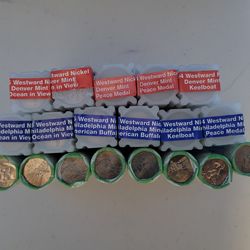 19 Sealed 2004-2005 Westward Journey Philadelphia / Denver Mint Nickles