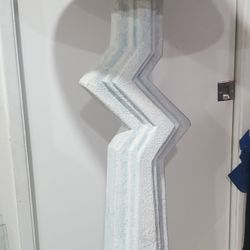 Rare Vintage 1980s Postmodern Zig Zag Floor Lamp