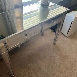 Mirrored Side Table