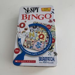Briarpatch Scholastic I Spy Bingo Letters Game Ages 4+ 2 Players Over 100 Awards