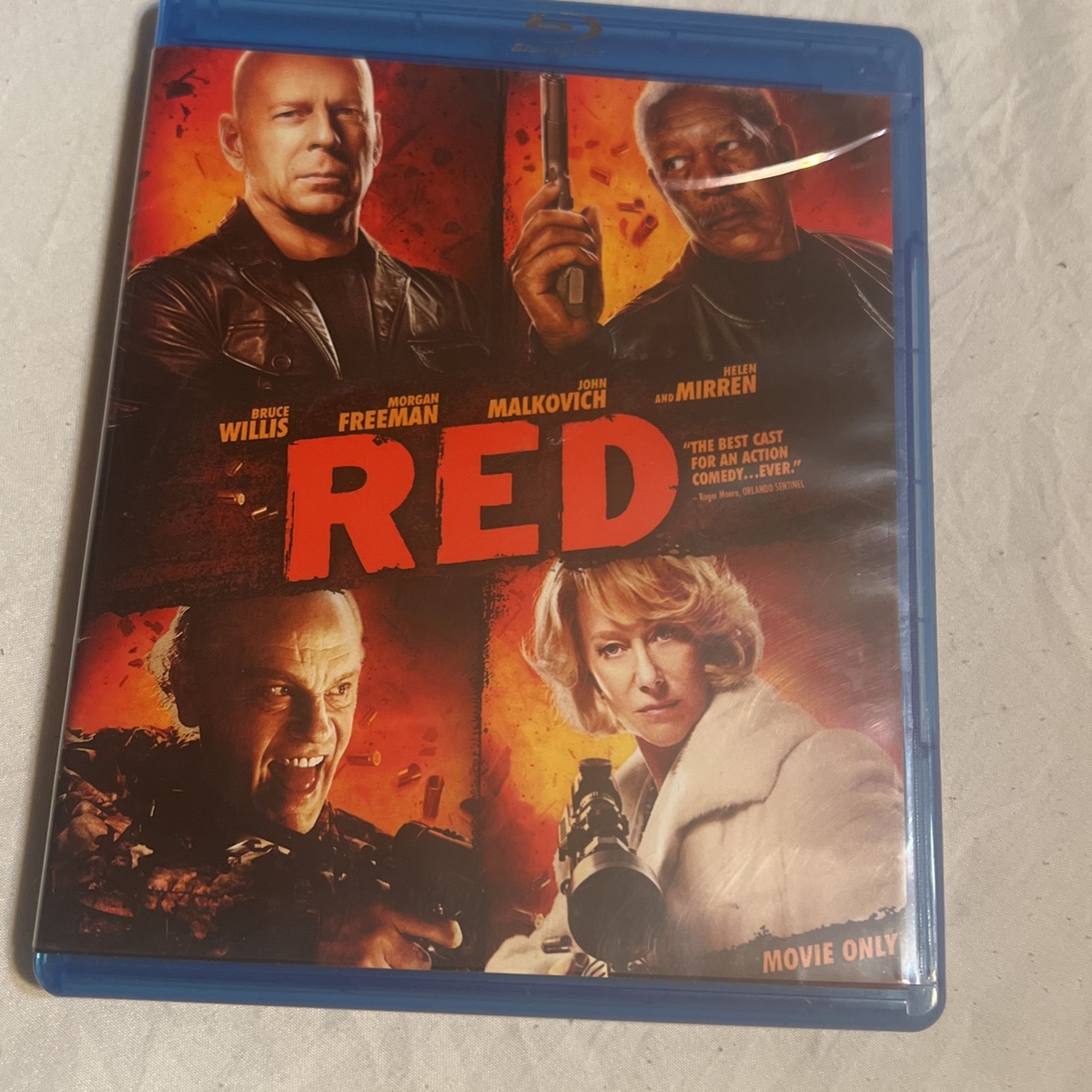 RED blu Ray DVD