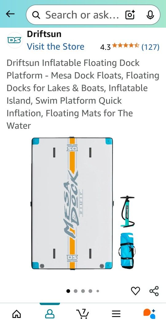 Inflatable Dock!