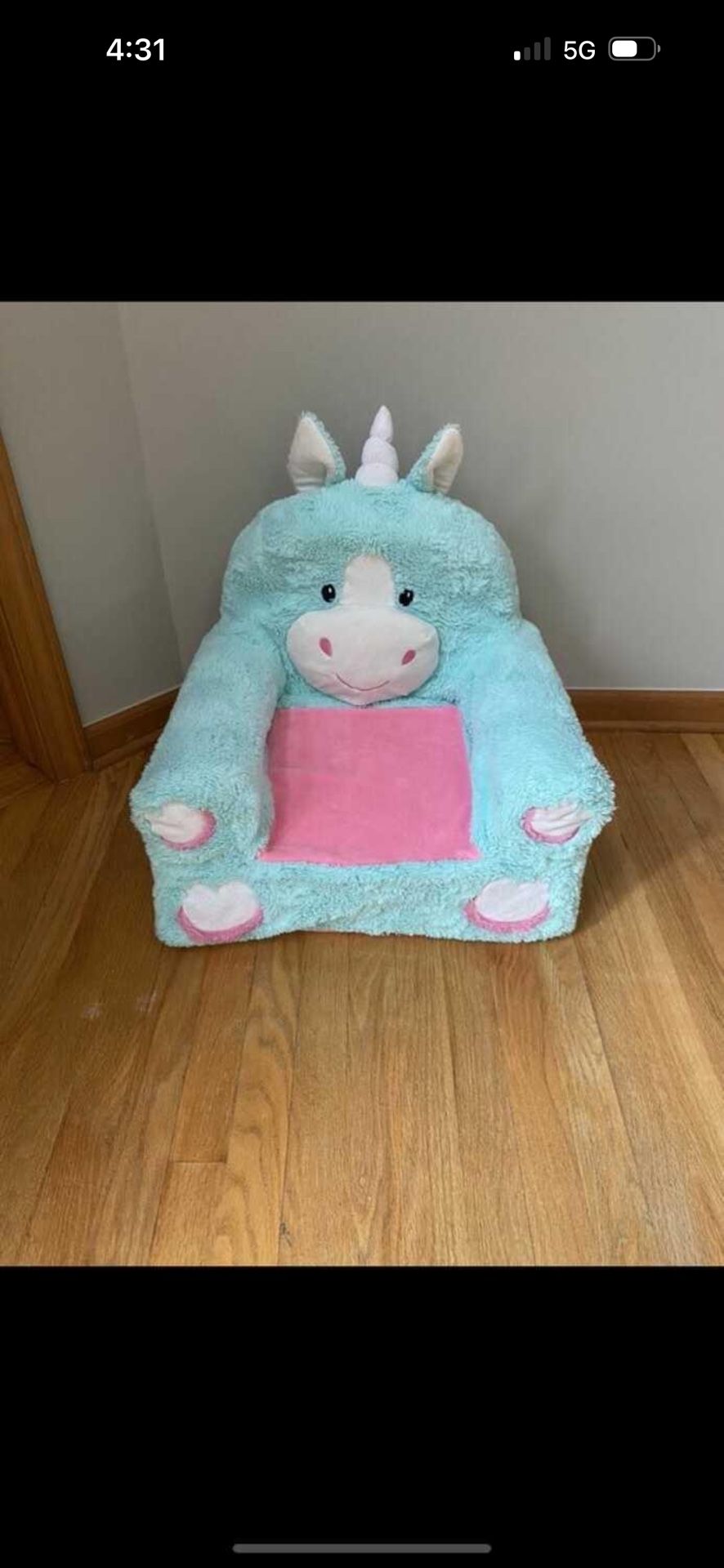 animal adventure soft landing suite seat unicorn. brand new