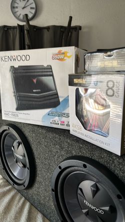 Kenwood dual 10” subwoofers 🔊package