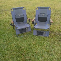 Outside Chairs Sit Low