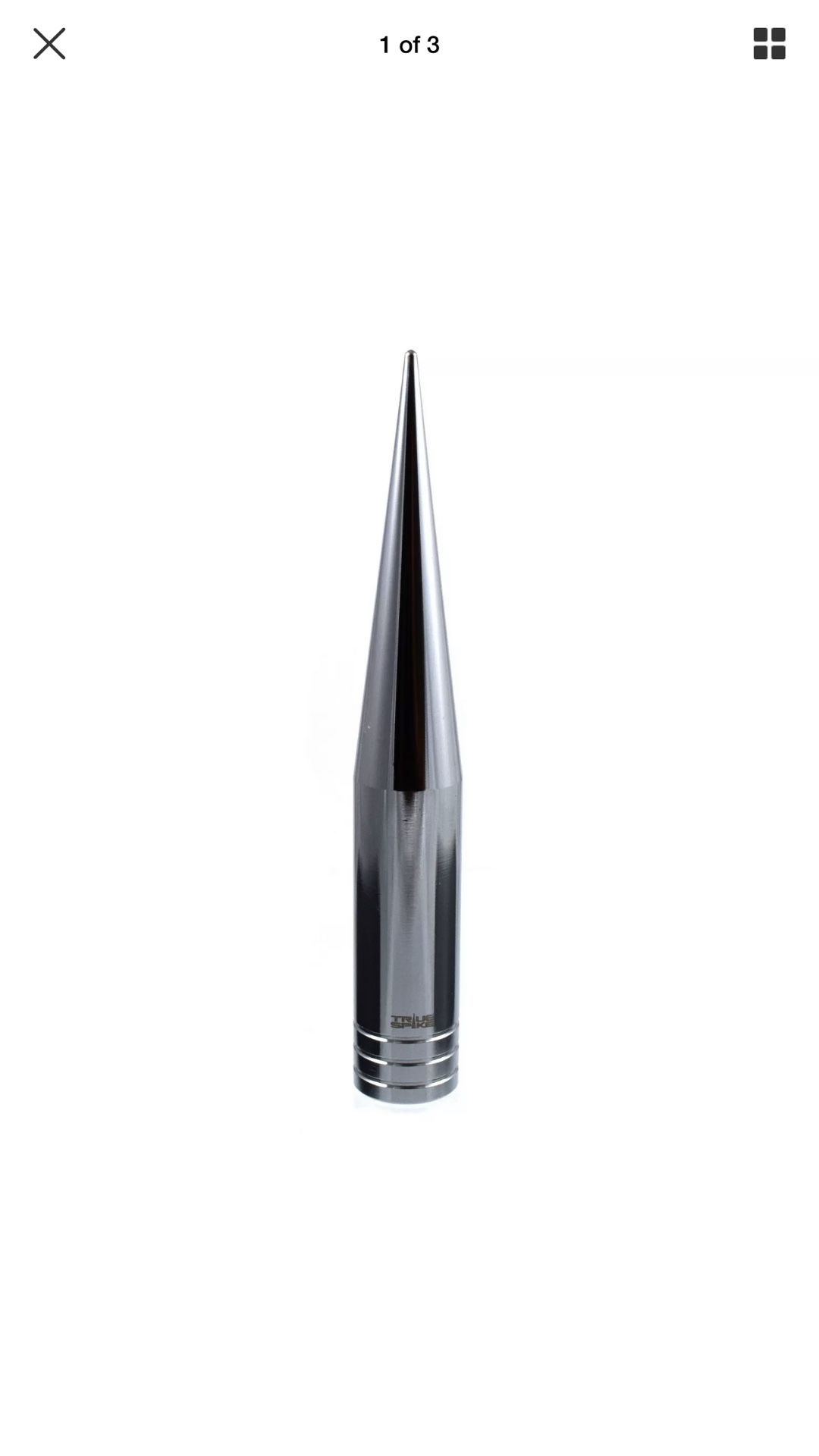 Chrome TrueSpike Stubby Short Antenna 6" For 07 19 GMC Chevy Silverado Sierra HD