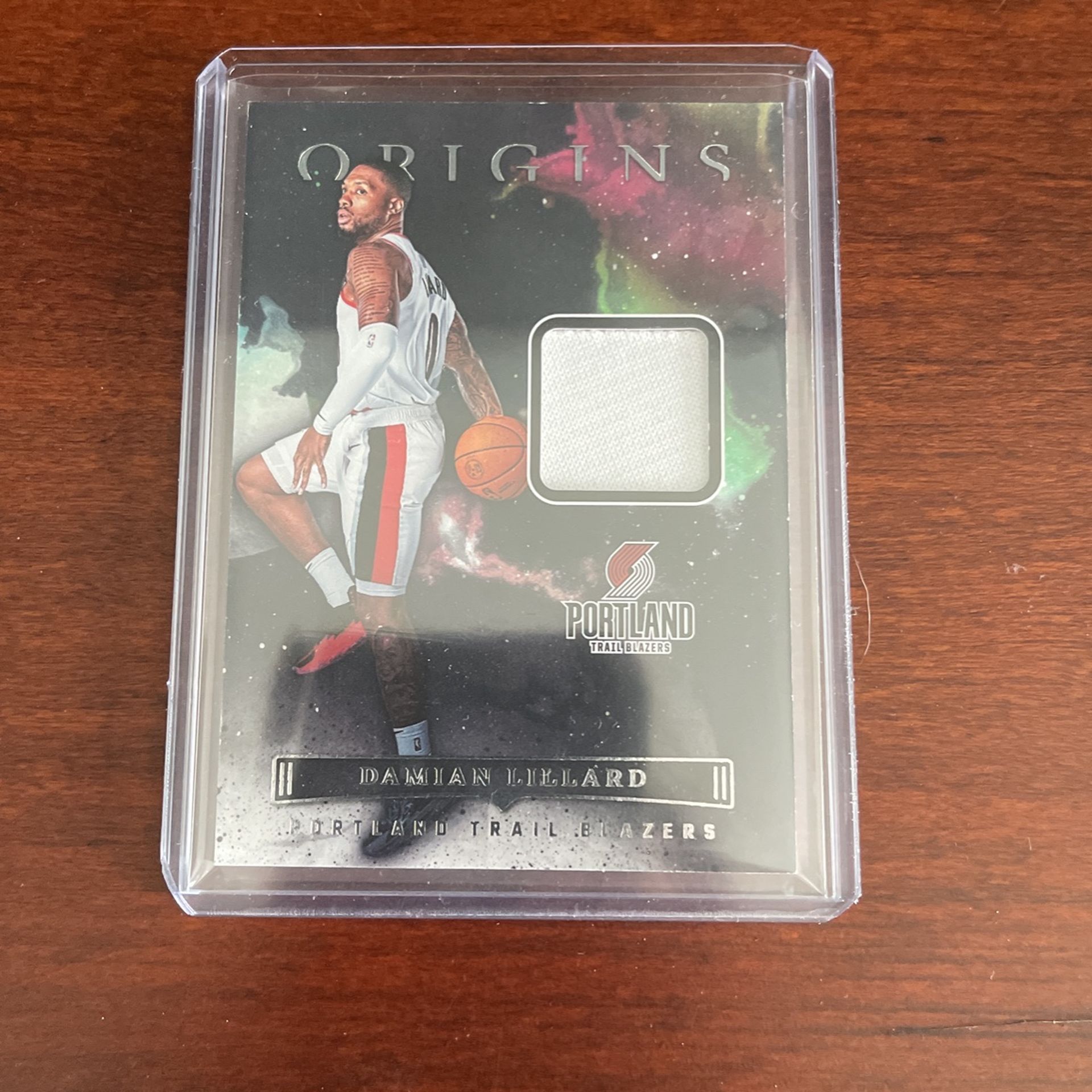 Damian Lilard Origins Jersey Card Blazers Wow !
