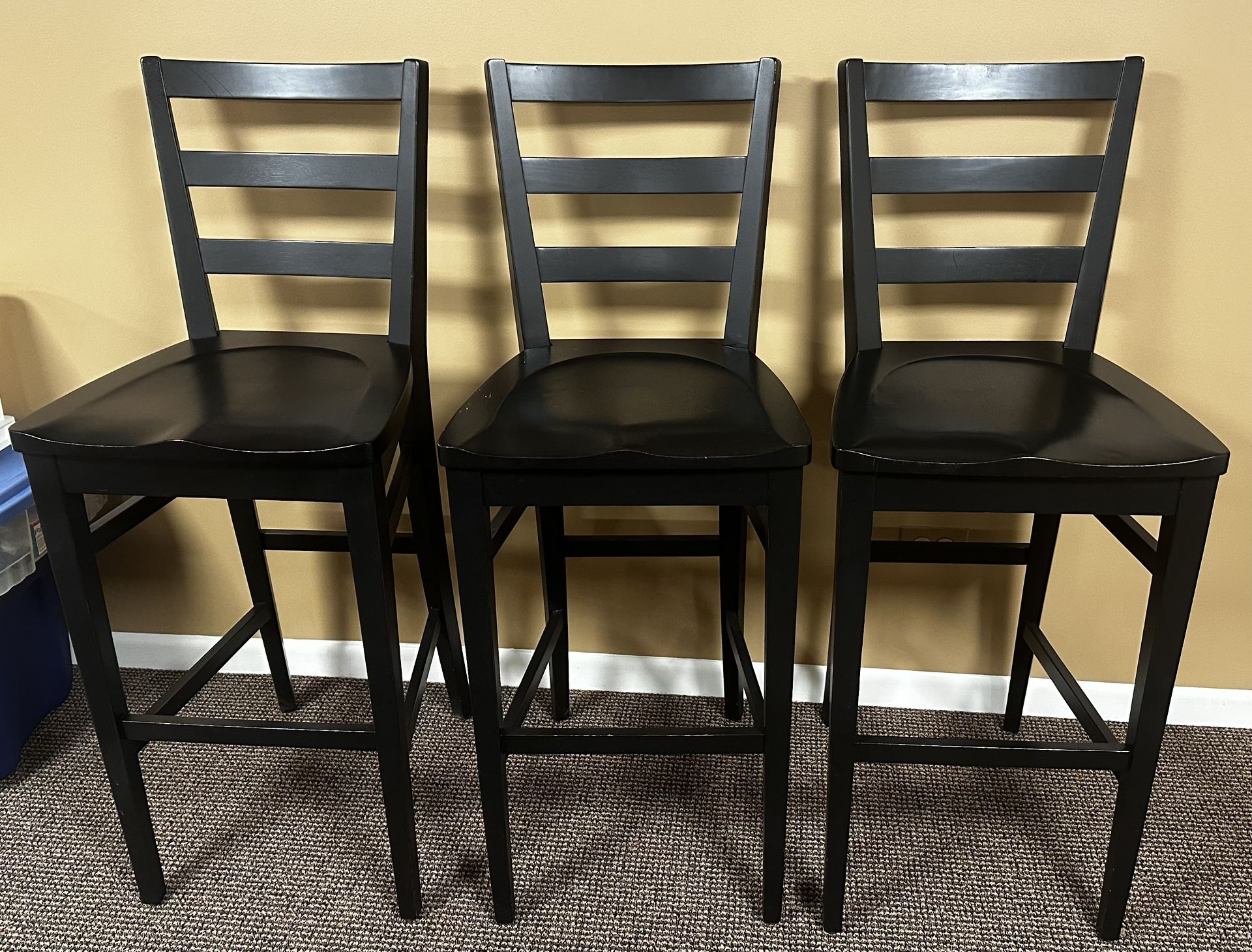 Ethan Allen black Bar Stools