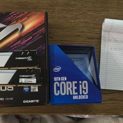 I9 10900k + Mobo + Memory Bundle