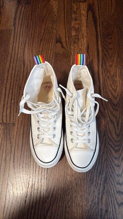 Madden Girl Winnona White Platform Sneakers – US 7.5