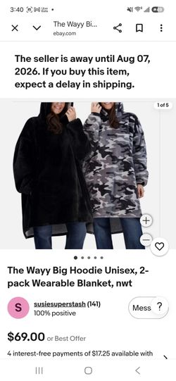 Oversized hoodies