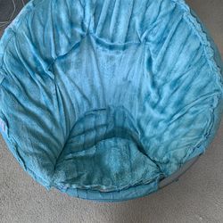 Blue Saucer Chair 