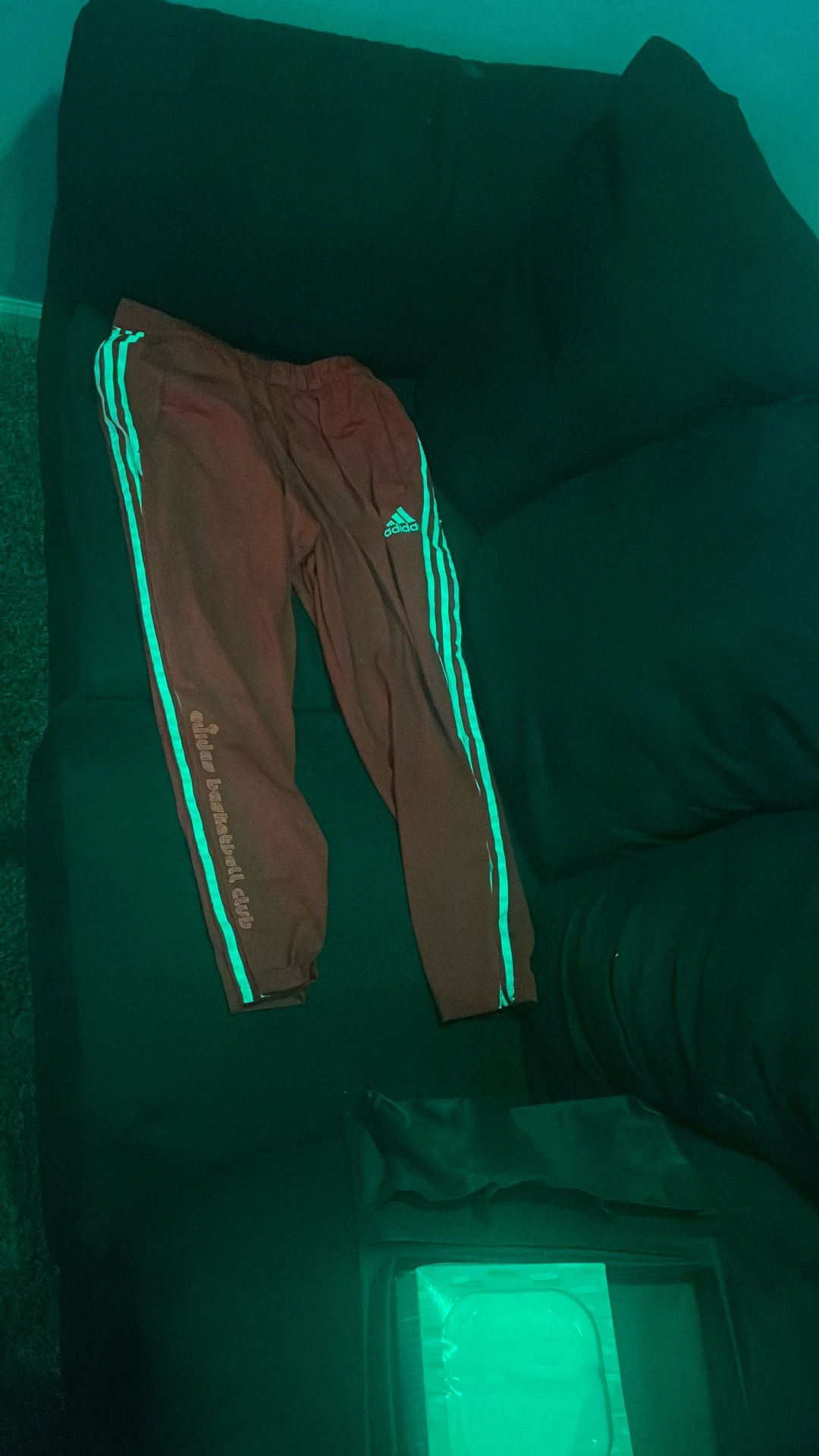 Red Adidas Sweatpants Size Large