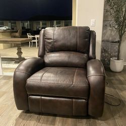 Leather Electric Recliner 
