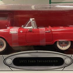 Road Signature 1:18 Scale 92068- 1955 Ford Thunderbird - Red