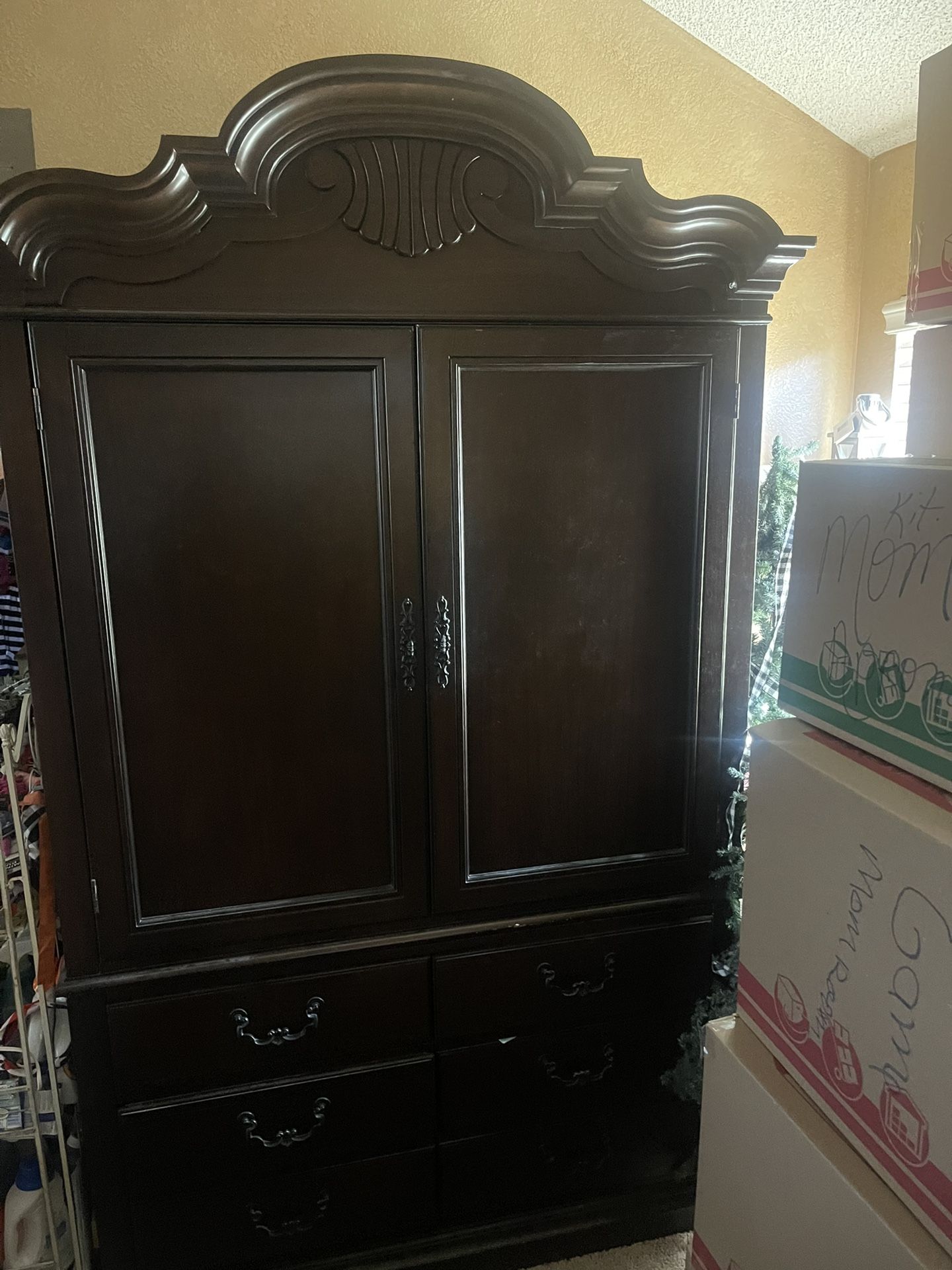 Cherrywood armoire Drexel Heritage