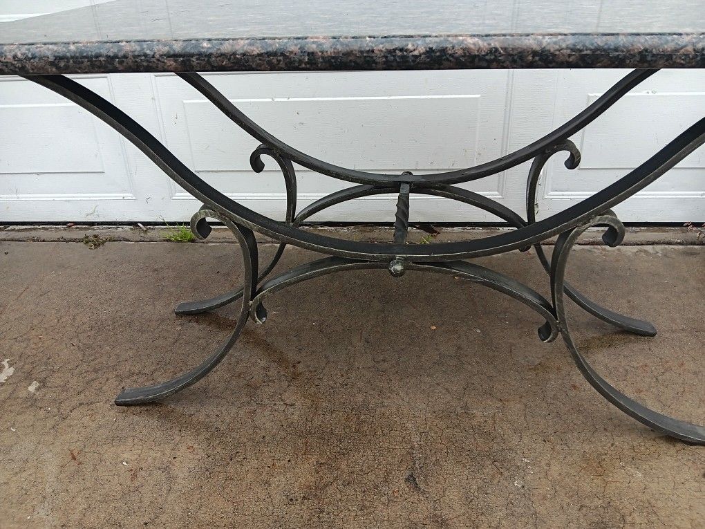 Metal Console Table 14" × 48"