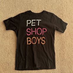Never Worn Pet Shop Boys Live 06 Official Black T-shirt 2006