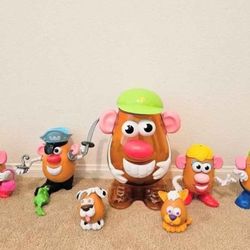 GIANT Potato Head Fun with Lots of Friends!!!  SEVEN characters in all!  Potato Head Party Time!!