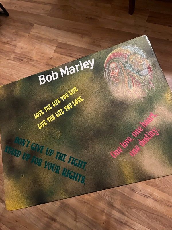 Bob Marley Folding TV TRAY Table