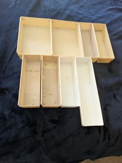 8 different sizes of space organizers/kitchen/drawers/workbench