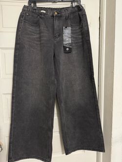 Wide Leg Dark Wash Jeans Size Large