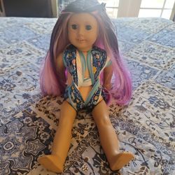 American Girl Doll With Wig