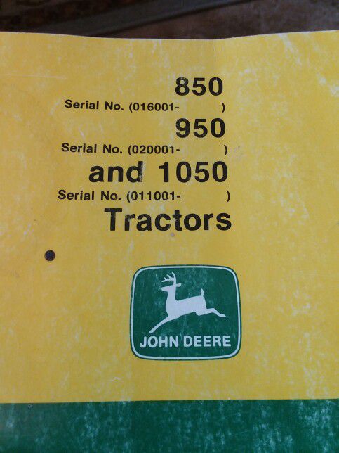 John Deer Operators Manual