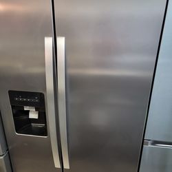 Whirlpool Refrigerator Side By Side Stainless Steel